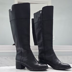 Franco Sarto Black Luciana Tall Boots